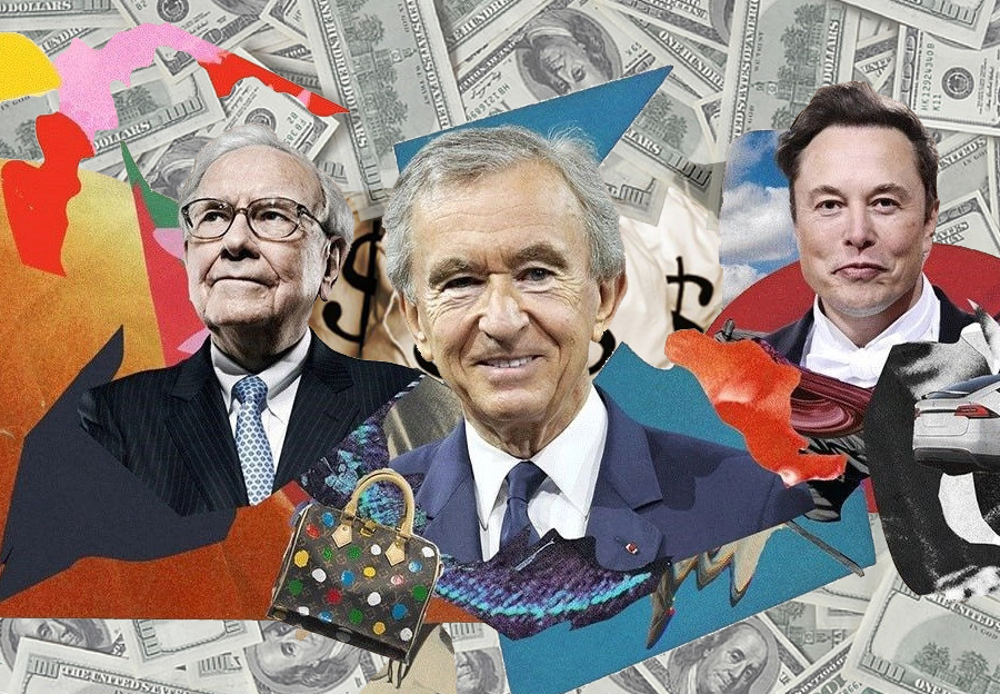 10 tỷ phú giàu nhất thế giới nắm trong tay 1.440 tỷ USD