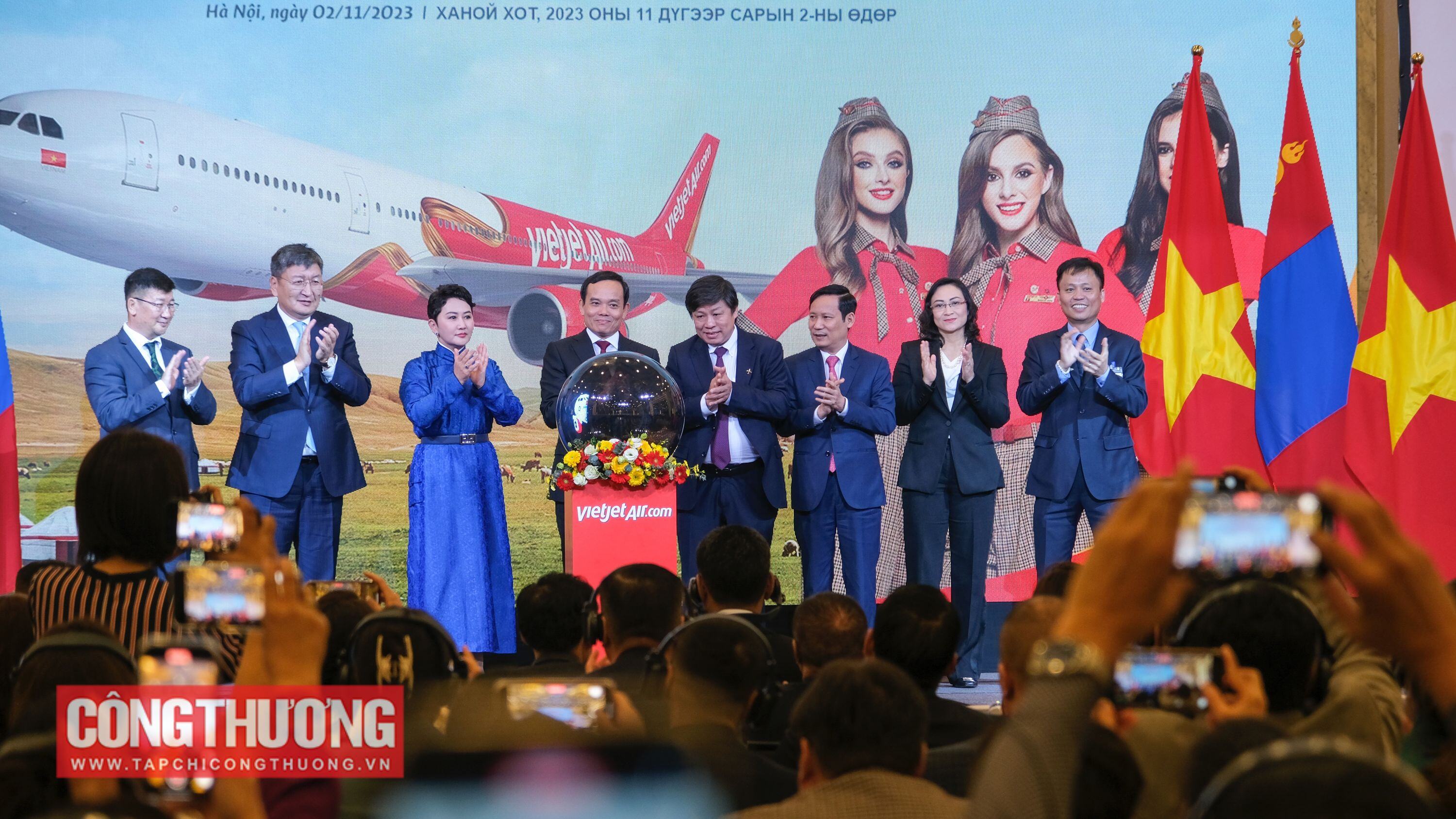 Công bố đường bay thẳng giữa Việt Nam và Mông Cổ