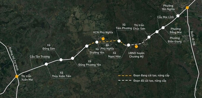 Tiến độ thi công dự án hơn 8.000 tỷ mở rộng quốc lộ 6 Ba La - Xuân Mai
