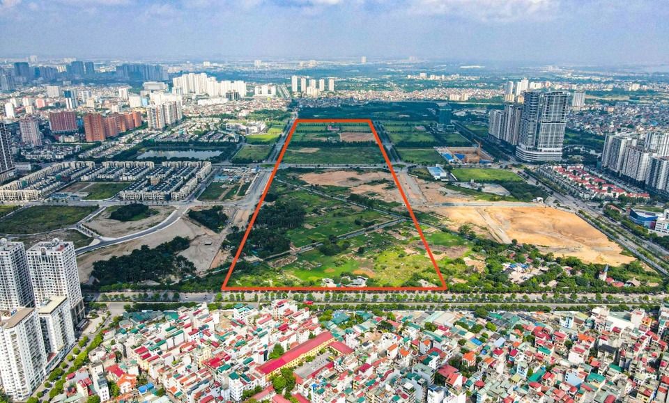 Toàn cảnh hai khu đất xây dựng trụ sở 36 bộ, ngành Trung ương tại Tây Hồ Tây và Mễ Trì 4