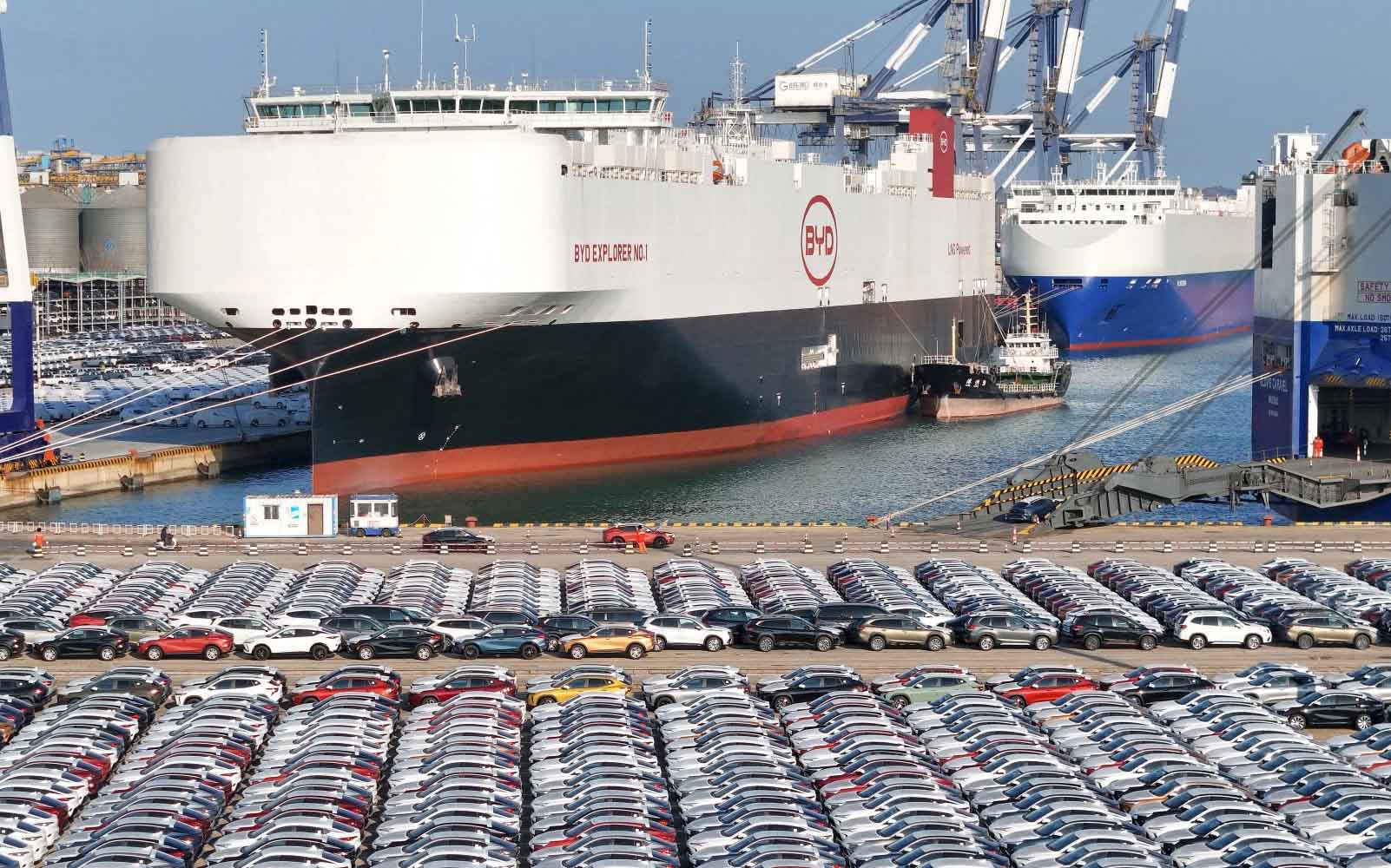 'Gã khổng lồ' xe điện BYD mở rộng đội tàu lên 8 chiếc, tăng khả năng xuất khẩu xe trong năm 2024