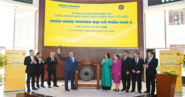 Cổ phiếu NAB chính thức giao dịch trên HOSE