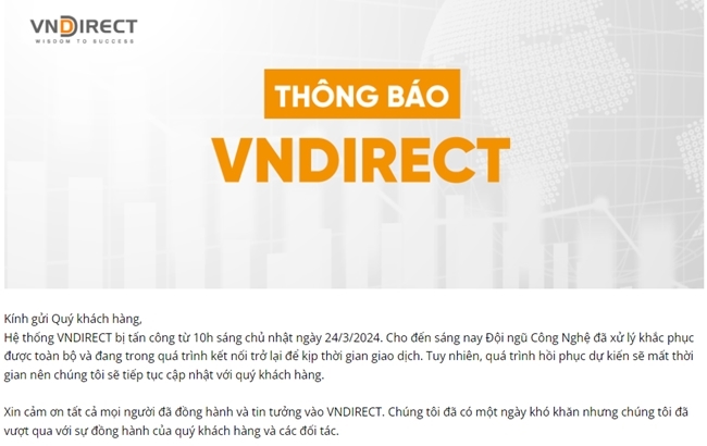 HNX ngắt kết nối tạm thời với VNDirect
