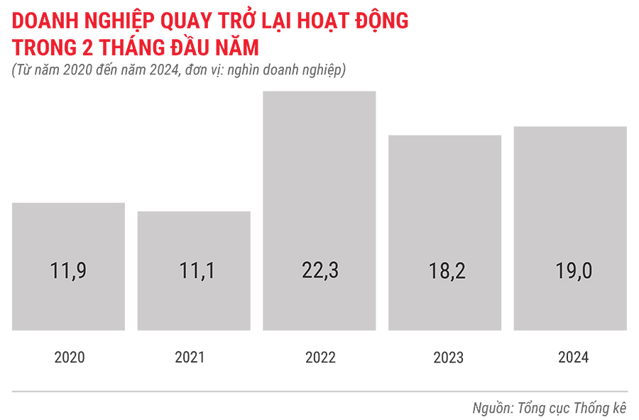 Toàn cảnh tình hình thành lập doanh nghiệp trong 2 tháng đầu năm 2024 6