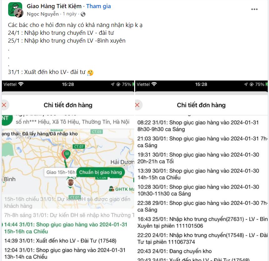 Giao hàng tiết kiệm tiếp tục bác bỏ tin nhân viên đình công, cam kết sẽ chuyển hàng Tết trong tuần này 3