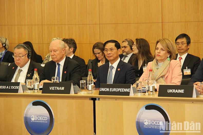 Bo truong Ngoai giao Bui Thanh Son du Hoi nghi Hoi dong Bo truong OECD nam 2024 4 Bộ trưởng Ngoại giao Bùi Thanh Sơn dự Hội nghị Hội đồng Bộ trưởng OECD năm 2024 ảnh 4