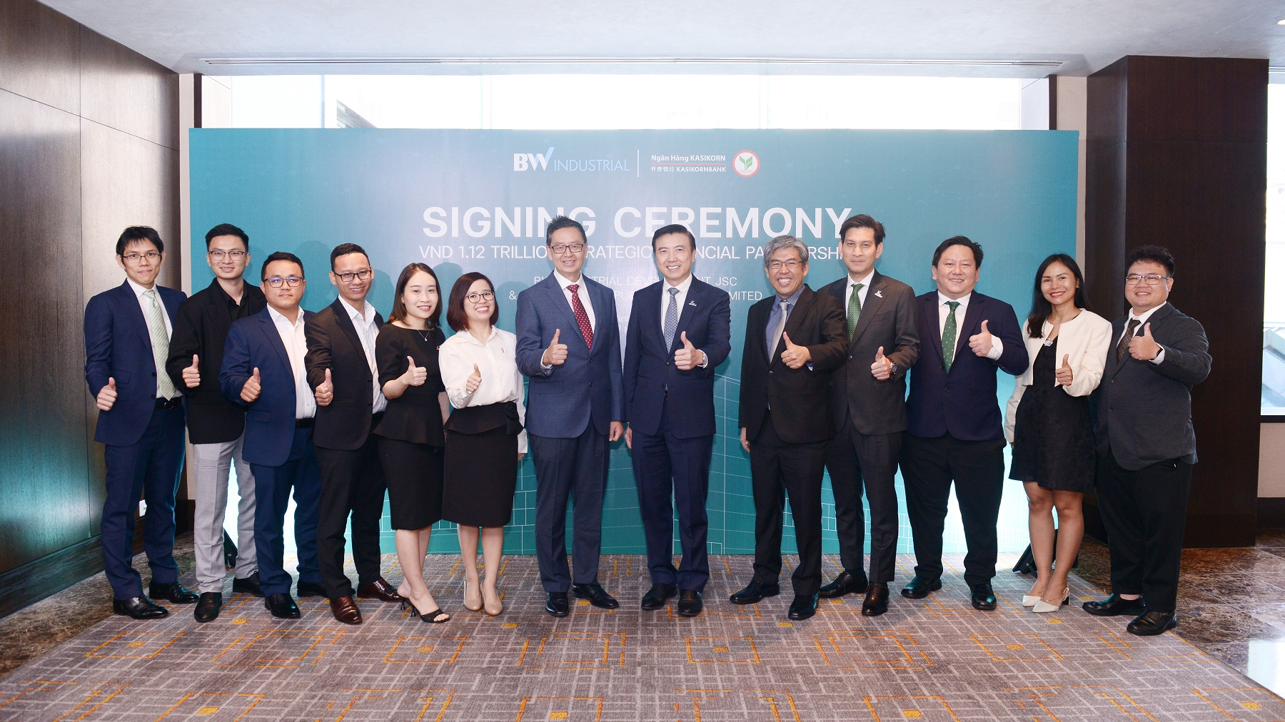 KBank và BW ký thỏa thuận hợp tác tín dụng trị giá 1,12 nghìn tỷ đồng