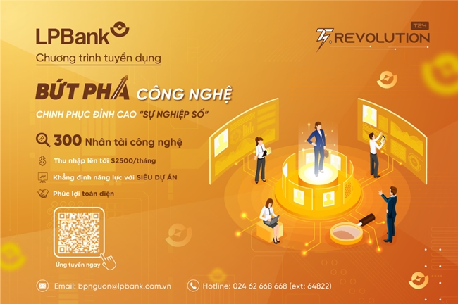 LPBank trả lương tới 2.500 USD/tháng để chiêu mộ nhân tài công nghệ 1