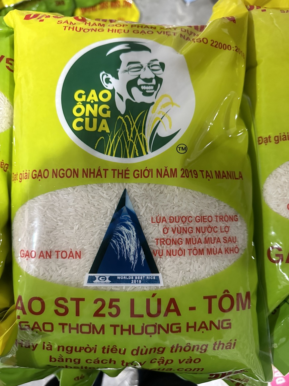 gạo ST25 giả mạo nhãn hiệu