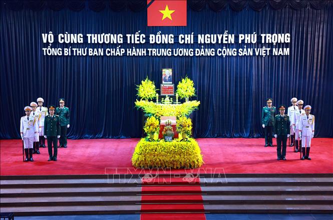 Quốc tang Tổng Bí thư Nguyễn Phú Trọng: Lễ viếng tại Hà Nội