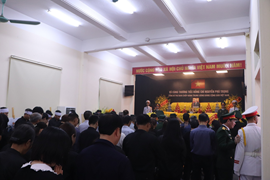 Nghẹn ngào lễ viếng Tổng Bí thư Nguyễn Phú Trọng tại quê nhà
