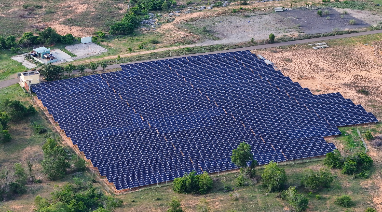 Dùng quy hoạch điện để điều tra pin mặt trời