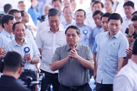 Thủ tướng Phạm Minh Chính dự Lễ Khánh thành đường dây 500kV mạch 3