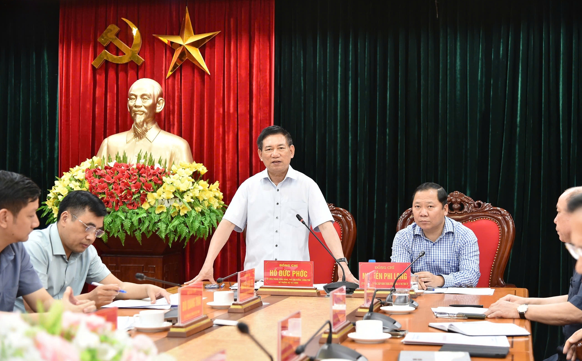 Hòa Bình: Phó Thủ tướng Hồ Đức Phớc làm việc với tỉnh về công tác khắc phục hậu quả bão số 3