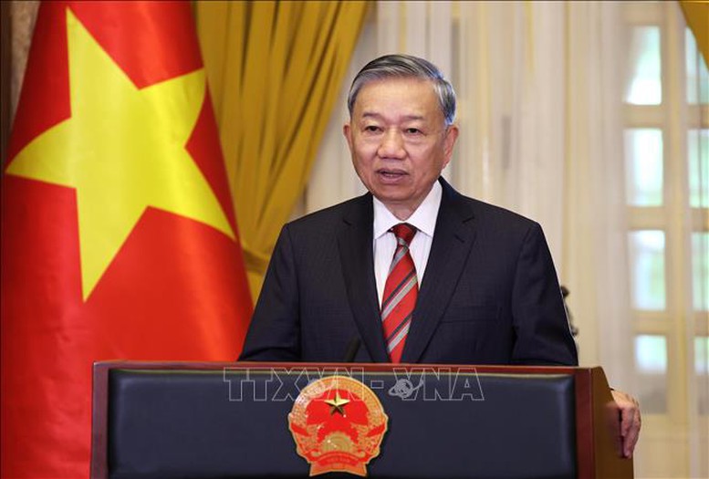 Tong Bi thu, Chu tich nuoc To Lam: Can co tu duy moi, cach lam moi cho tuong lai the gioi Description: Tổng Bí thư, Chủ tịch nước Tô Lâm: Cần có tư duy mới, cách làm mới cho tương lai thế giới- Ảnh 1.