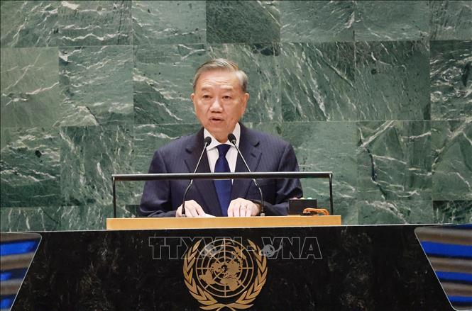 Tổng Bí thư, Chủ tịch nước Tô Lâm phát biểu tại Hội nghị Thượng đỉnh Tương lai