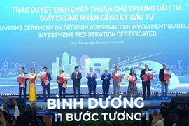 Thêm 1,5 tỷ USD vốn đầu tư "rót" vào tỉnh Bình Dương