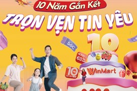 WinMart tung ưu đãi 'khủng' mừng sinh nhật 10 tuổi