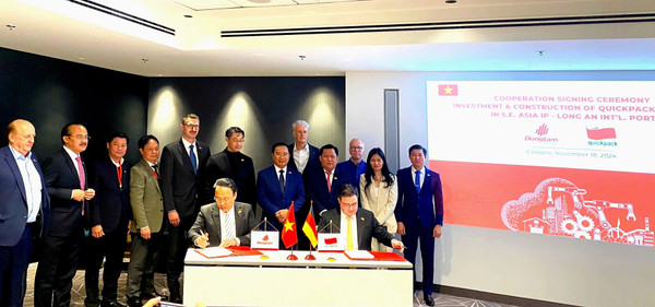 Một tập đoàn của Đức gần 60 năm tuổi quyết tâm rót 30 triệu EUR vào khu công nghiệp tại Long An