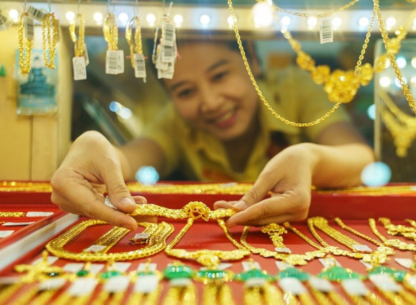 Giá vàng tăng phiên thứ 3 liên tiếp