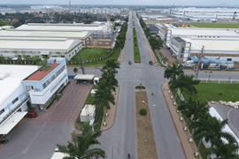 Cháy lớn tại khu công nghiệp Tràng Duệ của Đô thị Kinh Bắc