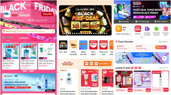 Sàn thương mại điện tử đua nhau tung khuyến mãi “đỉnh nóc, kịch trần” dịp Black Friday