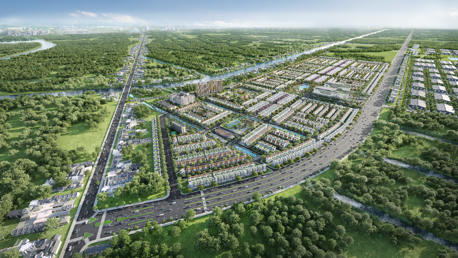 Sở hữu nhà phố thoáng đãng liền kề khu Tây TP.HCM
