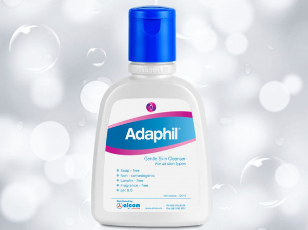 Thu hồi, tiêu huỷ lô sữa rửa mặt Adaphil Gentle Skin Cleanser của công ty dược GAMMA