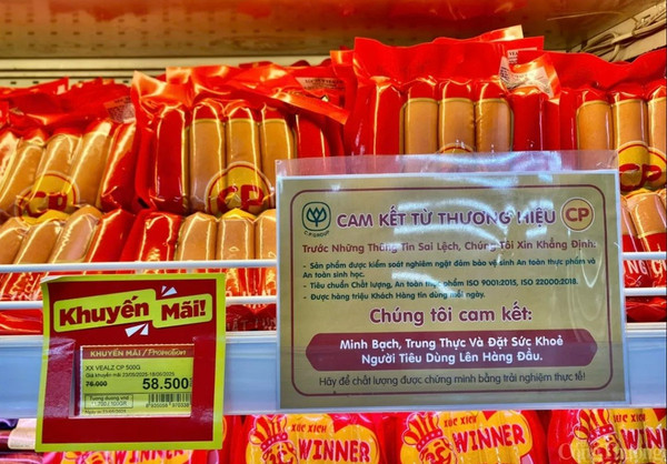 Người tiêu dùng "lạnh nhạt" với thực phẩm của C.P. sau vụ heo bệnh