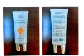 Đình chỉ lưu hành và thu hồi 2 mỹ phẩm kem chống nắng giả Vitamin C và Sun Cream