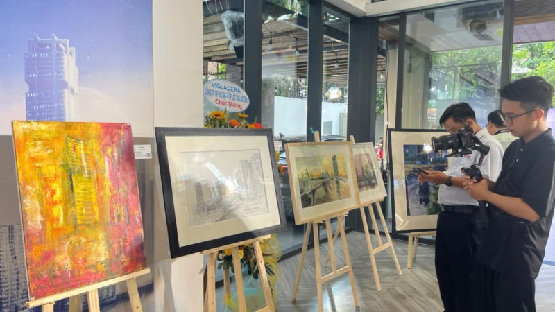 'Soi Bóng': Khi kiến trúc soi mình trong hội họa giữa lòng đô thị Sài Gòn