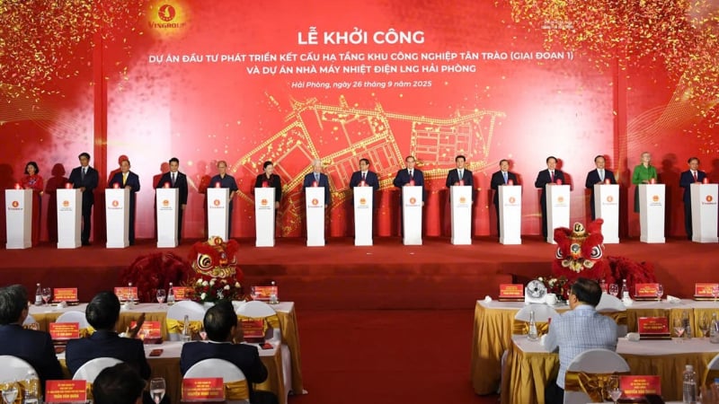 Vingroup khởi công Khu công nghiệp Tân Trào và Nhà máy nhiệt điện LNG Hải Phòng