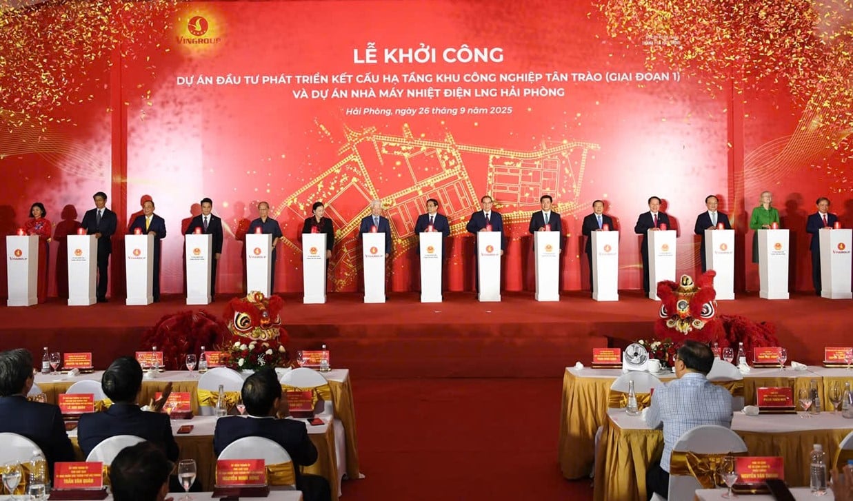 Vingroup khởi công Khu công nghiệp Tân Trào và Nhà máy nhiệt điện LNG Hải Phòng