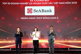 SeABank lần thứ 6 trong Top 50 doanh nghiệp có lợi nhuận xuất sắc nhất