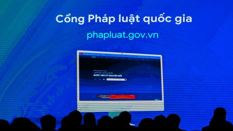 Ra mắt Cổng Pháp luật quốc gia