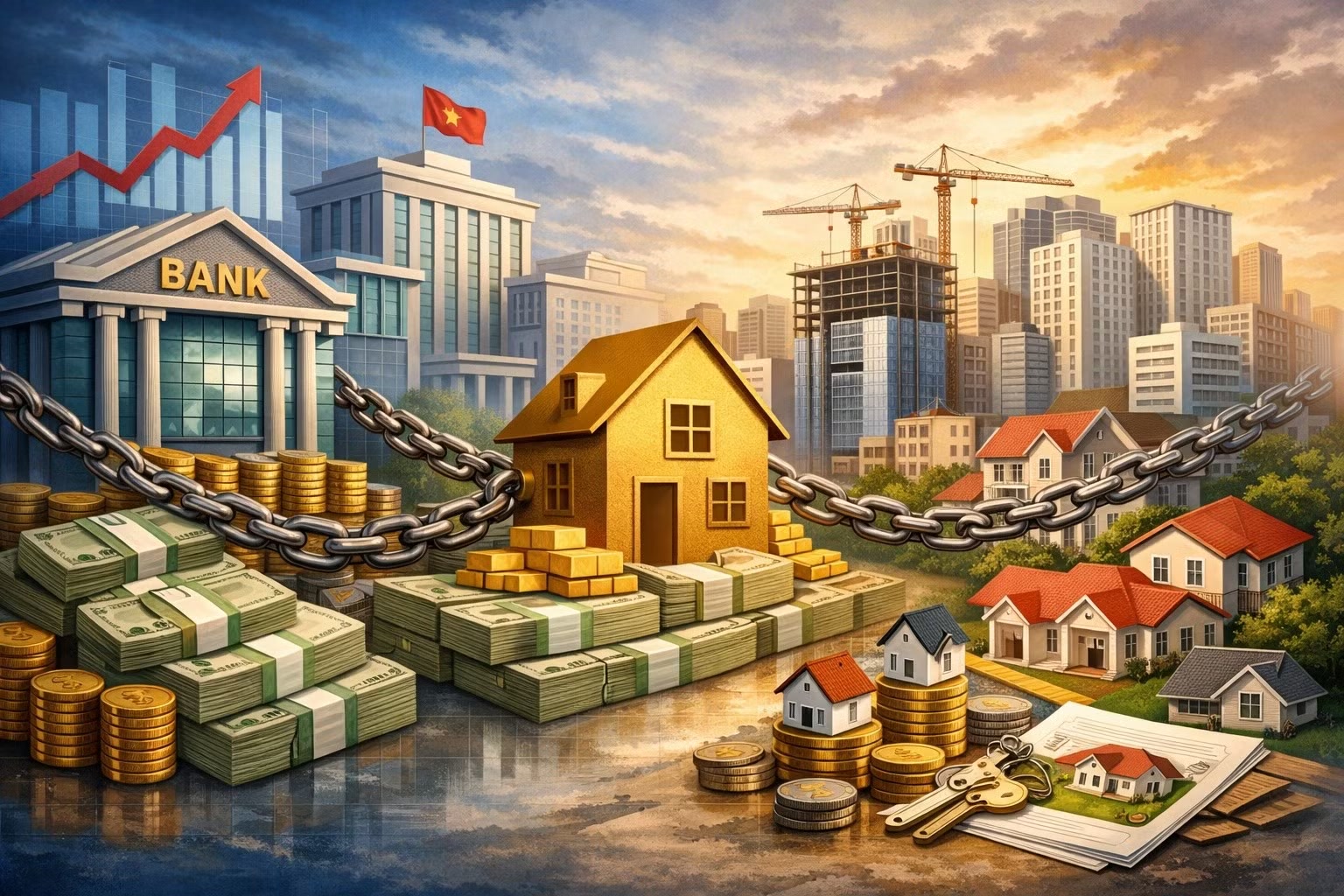 Hơn 11 triệu tỷ đồng tài sản bảo đảm trong hệ thống ngân hàng: Bức tranh thật đằng sau những con số