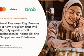 Mastercard và Grab ra mắt chương trình “Doanh nghiệp nhỏ, Ước mơ lớn"