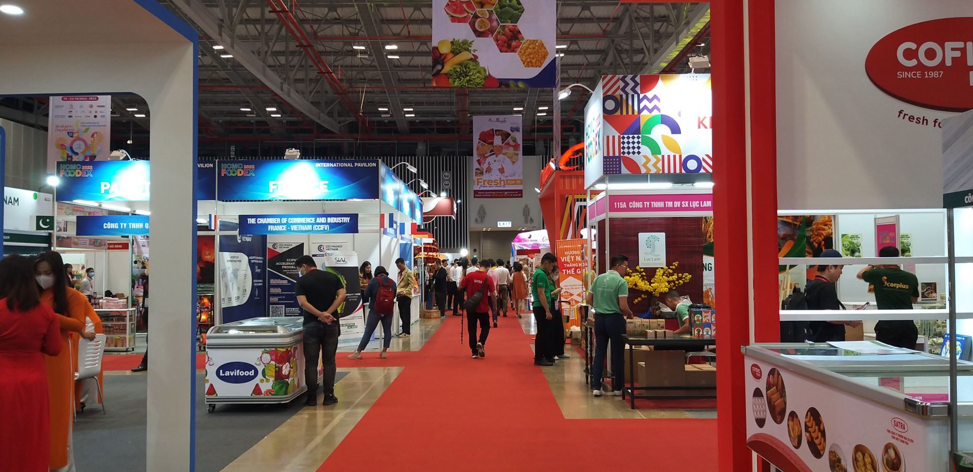 Khai mac Trien lam Quoc te nganh luong thuc thuc pham TP.HCM 2022 - HCMC FOODEX 2022 2 Khai mạc Triển lãm Quốc tế ngành lương thực thực phẩm TP.HCM 2022 - HCMC FOODEX 2022 2