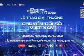 Ngày 9/10, trao Giải thưởng Chuyển đổi số Việt Nam