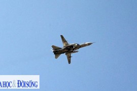 Không quân Nga không kích yểm trợ quân đội Syria truy quét IS trên sa mạc miền Trung