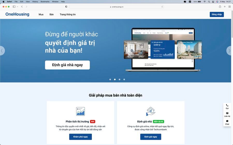 ONEHOUSING ra mat cong cu dinh gia nha, thuc day minh bach hoa thi truong bat dong san 2 ONEHOUSING ra mắt công cụ định giá nhà, thúc đẩy minh bạch hóa thị trường bất động sản 2