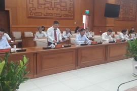 Liên hiệp các Hội Khoa học và Kỹ thuật Việt Nam làm việc tại Thành ủy TPHCM