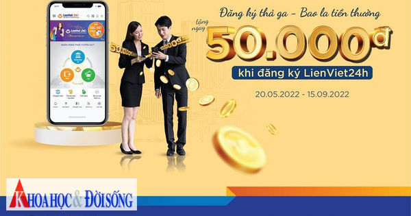 Đăng ký thả ga – Bao la tiền thưởng với Lienviet24h