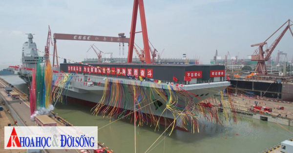 Trung Quốc hạ thủy tàu sân bay thứ 3 mang tên Phúc Kiến