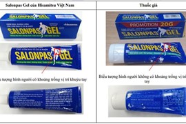 Thuốc giả Salonpas Gel bán tràn lan trên mạng, Cục Quản lý Dược có chỉ đạo gấp