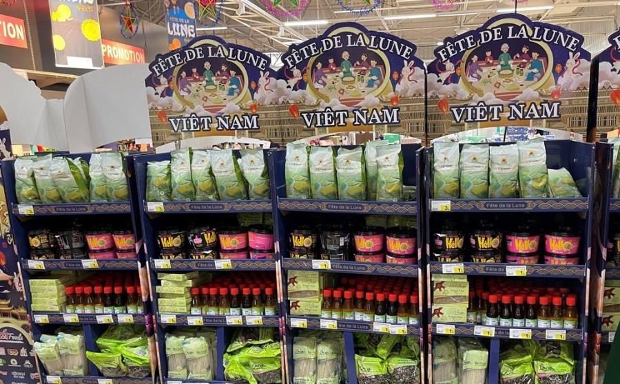 Gạo Việt Nam lần đầu lên kệ tại hệ thống siêu thị bán lẻ hàng đầu của Pháp