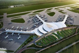 Hoàn thành cọc móng nhà ga sân bay Long Thành
