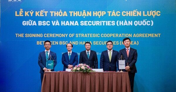 HANA Securities trở thành cổ đông chiến lược của Chứng khoán BIDV