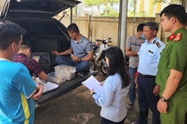 Tạm giữ hơn 4.200 sản phẩm trang sức kim loại màu vàng có dấu hiệu bất hợp pháp