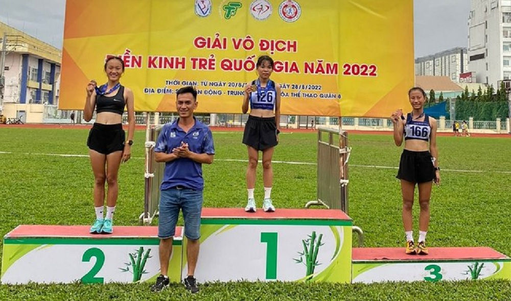 Ha Noi: Nhat toan doan Giai vo dich dien kinh tre quoc gia 2022 dien-kinh.jpg